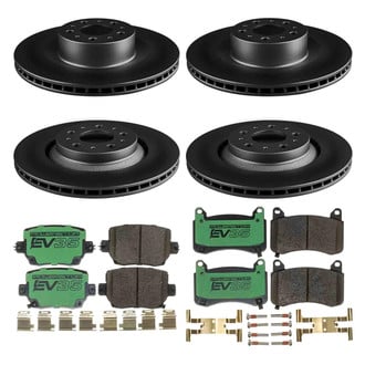 PowerStop® - EV35 Dual Guard™ Plain Front and Rear Disc Brake Kit