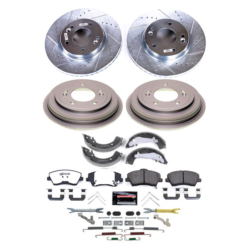 PowerStop® K15502DK - 1-Click Z23 Evolution Drilled and Slotted