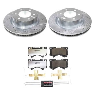 PowerStop® - 1-Click Extreme Z36 Truck and Tow Drilled and Slotted Front Brake Kit