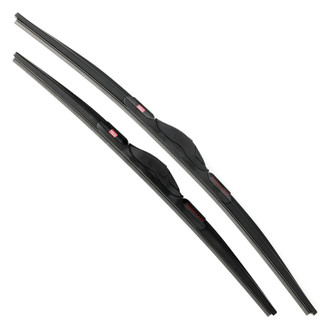 PowerStop® - Powerclear 21" Driver and 18" Passenger Side Black Wiper Blades