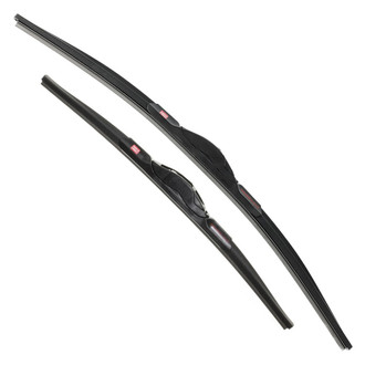 PowerStop® - Powerclear 22" Driver and 17" Passenger Side Black Wiper Blades