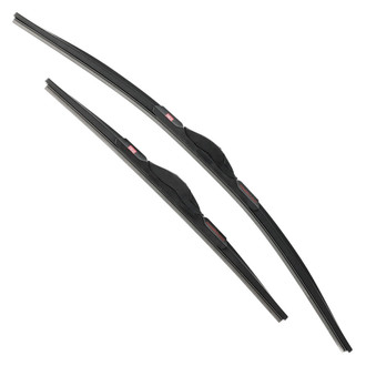 PowerStop® - Powerclear 24" Driver and 16" Passenger Side Black Wiper Blades