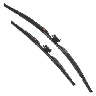 PowerStop® - Powerclear 24" Driver and 17" Passenger Side Black Wiper Blades