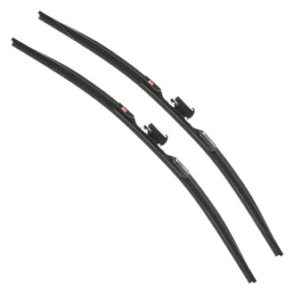 PowerStop® - Powerclear 24" Driver and 24" Passenger Side Black Wiper Blades