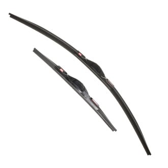 PowerStop® - Powerclear 28" Driver and 14" Passenger Side Black Wiper Blades