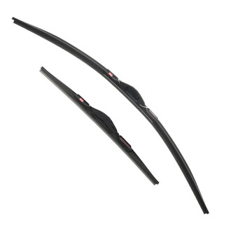 PowerStop® - Powerclear 28" Driver and 15" Passenger Side Black Wiper Blades