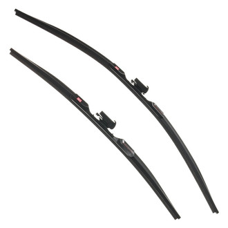 PowerStop® - Powerclear 28" Driver and 20" Passenger Side Black Wiper Blades