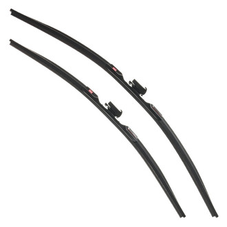 PowerStop® - Powerclear 28" Driver and 24" Passenger Side Black Wiper Blades