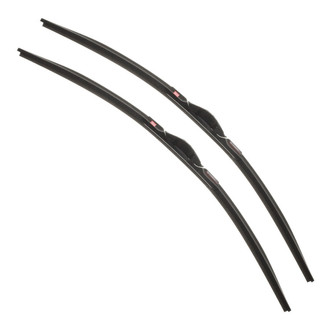 PowerStop® - Powerclear 28" Driver and 28" Passenger Side Black Wiper Blades