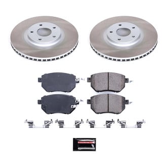 PowerStop® - Semi Coated Front Disc Brake Kit