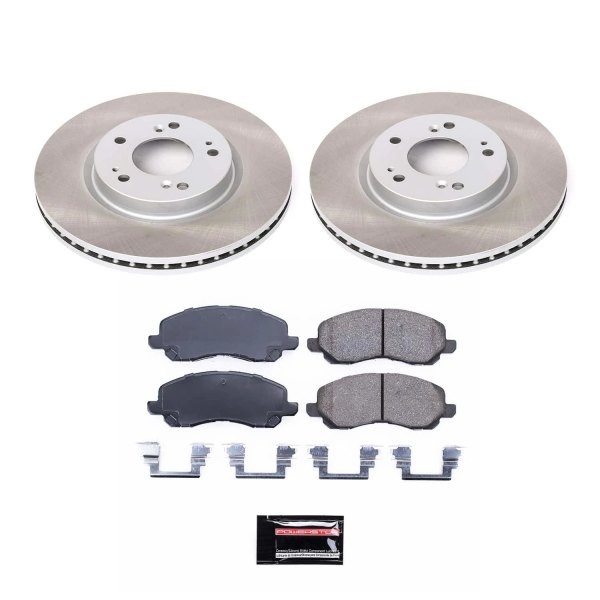  PowerStop® - Semi Coated Front Disc Brake Kit