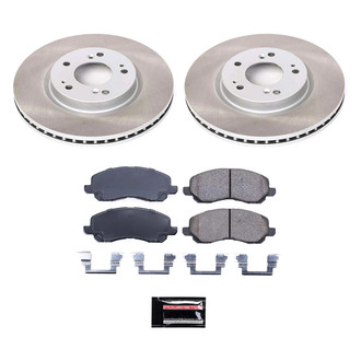 PowerStop® - Semi Coated Front Disc Brake Kit