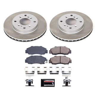 PowerStop® - Semi Coated Front Disc Brake Kit