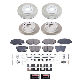 PowerStop® - Semi Coated Front and Rear Disc Brake Kit