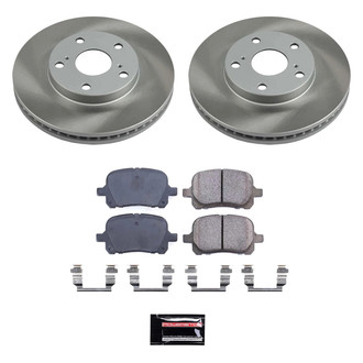 PowerStop® - Semi Coated Front Disc Brake Kit