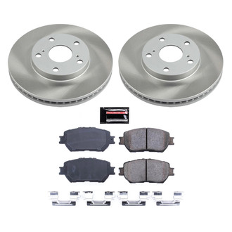 PowerStop® - Semi Coated Front Disc Brake Kit
