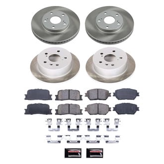 PowerStop® - Semi Coated Front and Rear Disc Brake Kit