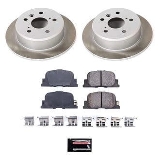 PowerStop® - Semi Coated Rear Disc Brake Kit