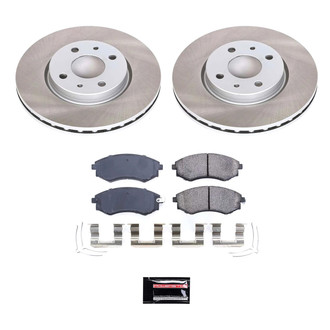 PowerStop® - Semi Coated Front Disc Brake Kit