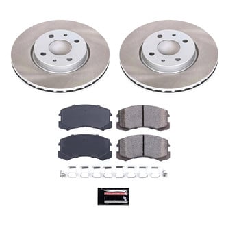 PowerStop® - Semi Coated Front Disc Brake Kit