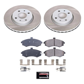 PowerStop® - Semi Coated Front Disc Brake Kit