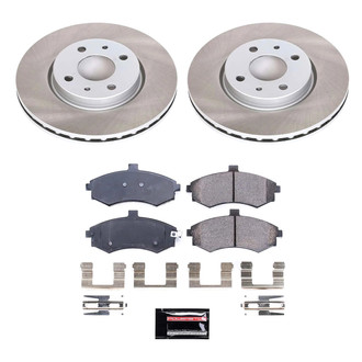 PowerStop® - Semi Coated Front Disc Brake Kit