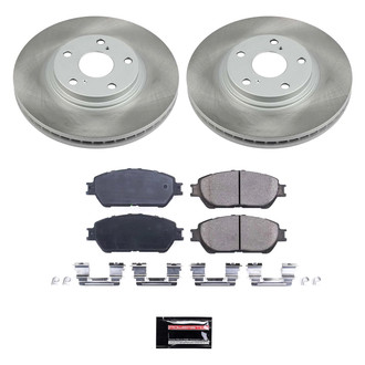 PowerStop® - Semi Coated Front Disc Brake Kit