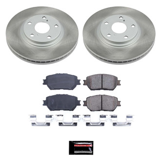 PowerStop® - Semi Coated Front Disc Brake Kit