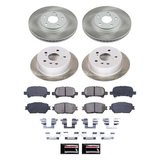 PowerStop® - Semi Coated Front and Rear Disc Brake Kit