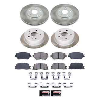 PowerStop® - Semi Coated Front and Rear Disc Brake Kit