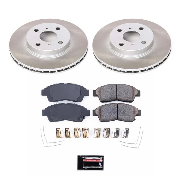  PowerStop® - Semi Coated Front Disc Brake Kit