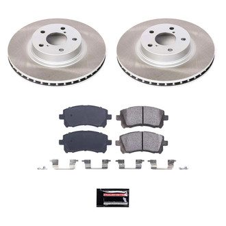 PowerStop® - Semi Coated Front Disc Brake Kit