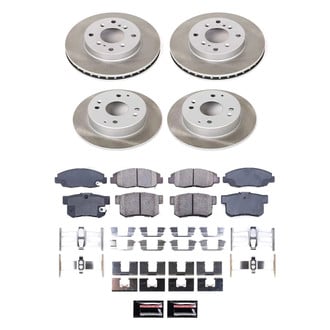 PowerStop® - Semi Coated Front and Rear Disc Brake Kit