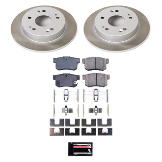 PowerStop® SC1243 - Semi Coated Rear Disc Brake Kit