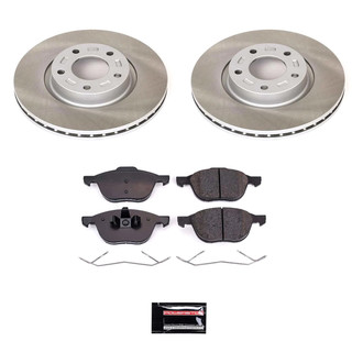 PowerStop® - Semi Coated Front Disc Brake Kit