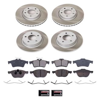 PowerStop® - Semi Coated Front and Rear Disc Brake Kit