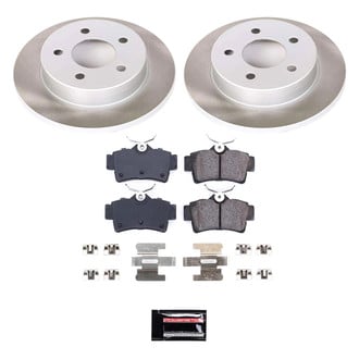 PowerStop® - Semi Coated Rear Disc Brake Kit