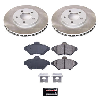 PowerStop® - Semi Coated Front Disc Brake Kit