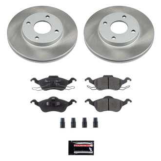 PowerStop® - Semi Coated Front Disc Brake Kit