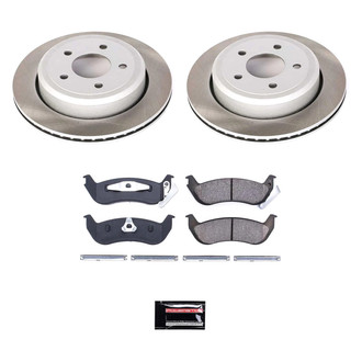 PowerStop® - Semi Coated Rear Disc Brake Kit