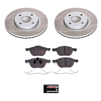 PowerStop® - Semi Coated Front Disc Brake Kit