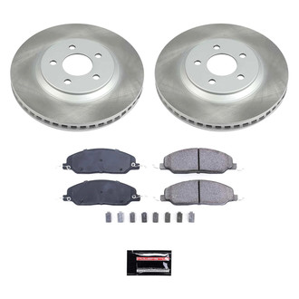PowerStop® - Semi Coated Front Disc Brake Kit