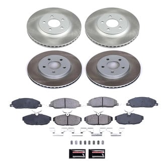 PowerStop® - Semi Coated Front and Rear Disc Brake Kit