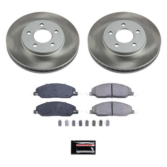 PowerStop® - Semi Coated Front Disc Brake Kit