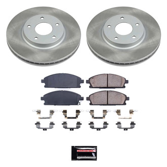 PowerStop® - Semi Coated Front Disc Brake Kit