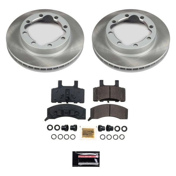  PowerStop® - Semi Coated Front Disc Brake Kit