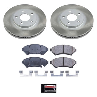 PowerStop® - Semi Coated Front Disc Brake Kit