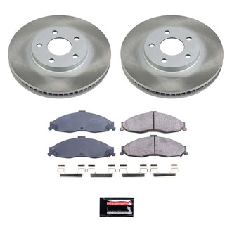 PowerStop® - Semi Coated Front Disc Brake Kit