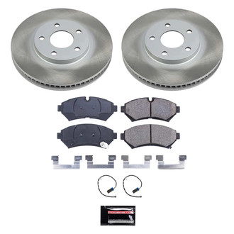 PowerStop® - Semi Coated Front Disc Brake Kit