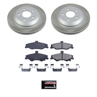 PowerStop® SC1568 - Semi Coated Rear Disc Brake Kit